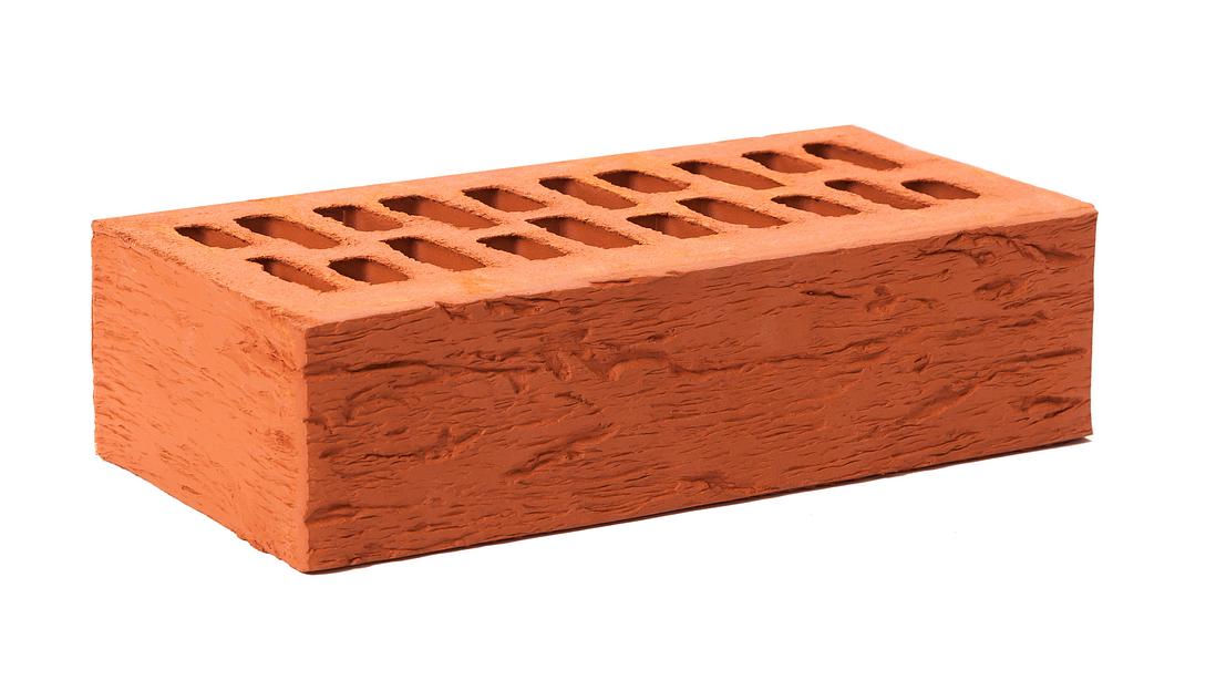 Кирпич лицевой одинарный фактурный «Москва» (Красный) Лофт фото 1