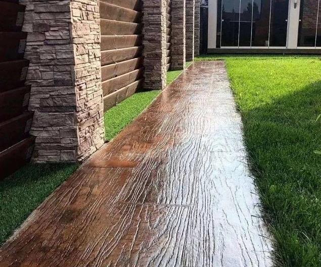 Форма для печатного бетона «Доска одинарная» фото 2