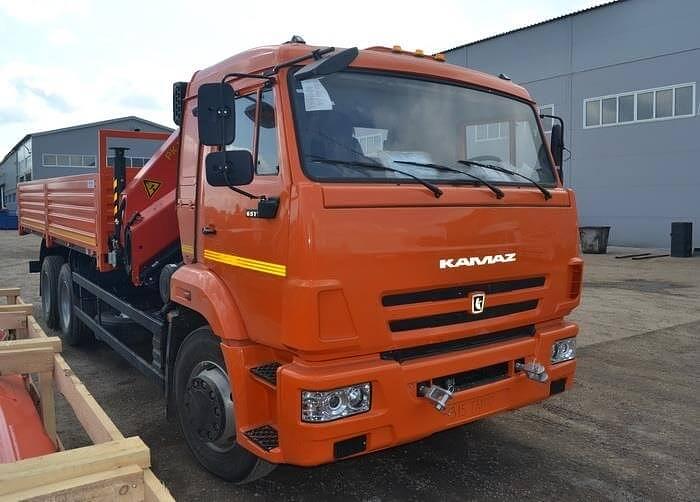 Бортовой автомобиль FAW c КМУ HIAB 190TM-6 (Модель СПМ 732755) фото 1