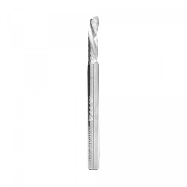 190.04.015.050.04R Фреза компрессионная VHM D=S=4 I=15 L=50 RH Z1+1 (вверх,вниз) фото 1