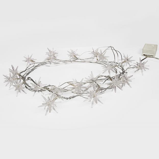Neon-night 303-036 Гирлянда светодиодная "Снежинки" 20 LED БЕЛЫЕ 2,8 метра фото 4