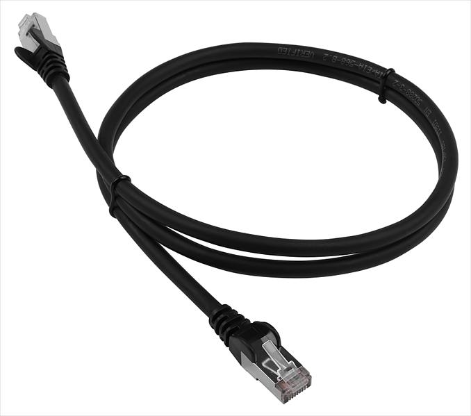 Патч-корд Lanmaster LAN-PC45/S6-15-BK FTP вилка RJ-45-вилка RJ-45 кат.6 15м чёрный LSZH (уп.:1шт) фото 1