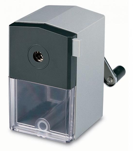 Точилка для карандашей механическая Kw-Trio 306A 1 отверстие пластик ассорти фото 1