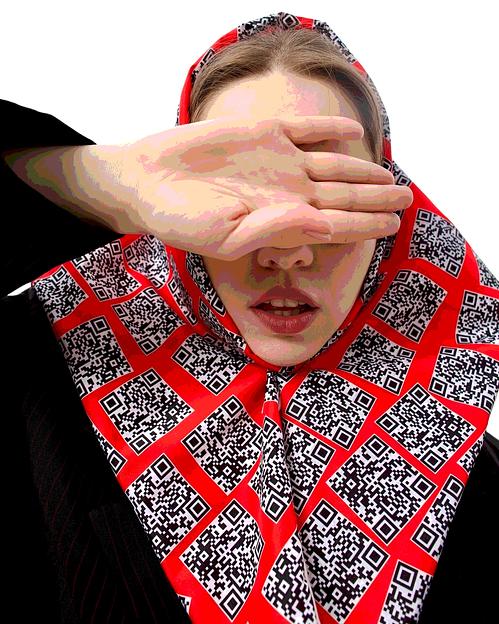 Косынка «QR» фото 3