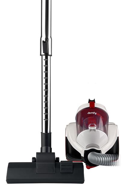 Пылесос Domfy DSC-VC505 2000Вт белый/красный фото 10
