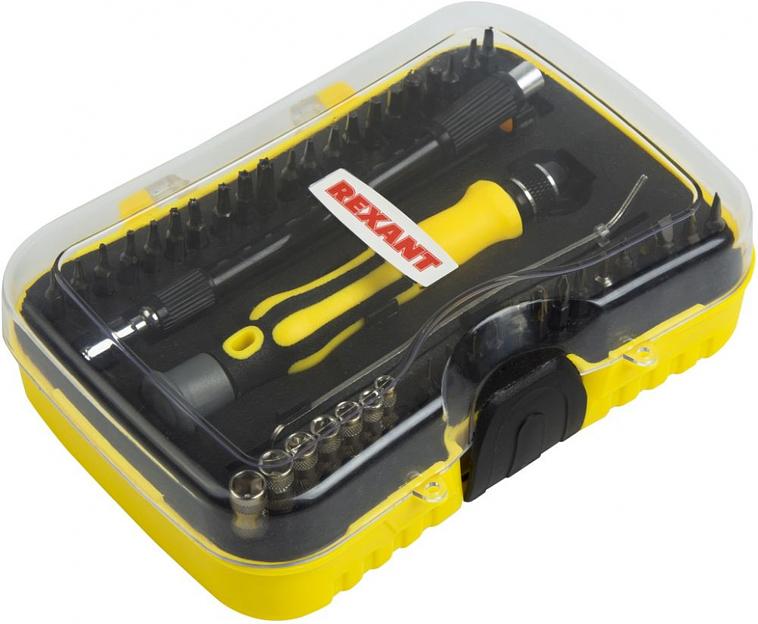 REXANT (12-4706) Набор отверток для точечных работ 45 предметов фото 3