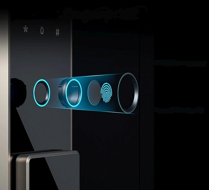 Сейф Deli ET597 электронный/ключевой/биометрический трейзер трейзер-лоток фото 3