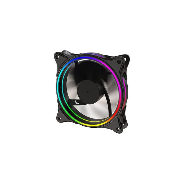 Вентилятор BLOODY BD-CF120ARGB3 120мм, 4-pin, 1600об/мин, 11 - 26 дБ, ARGB, черный, Ret [bd-cf120argb3-bk] фото 1