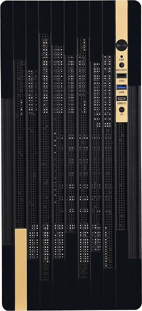 Корпус Accord ACC-188R2 черный без БП ATX 4x120mm 1xUSB2.0 1xUSB3.0 1xUSB3.1 audio фото 2