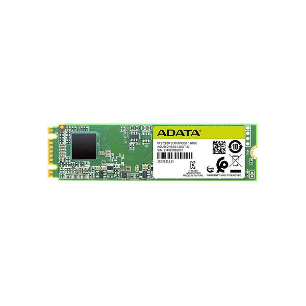 Твердотельный накопитель SSD ADATAUltimate SU650 ASU650NS38-120GT-C 120GB M.2 SATA III фото 2