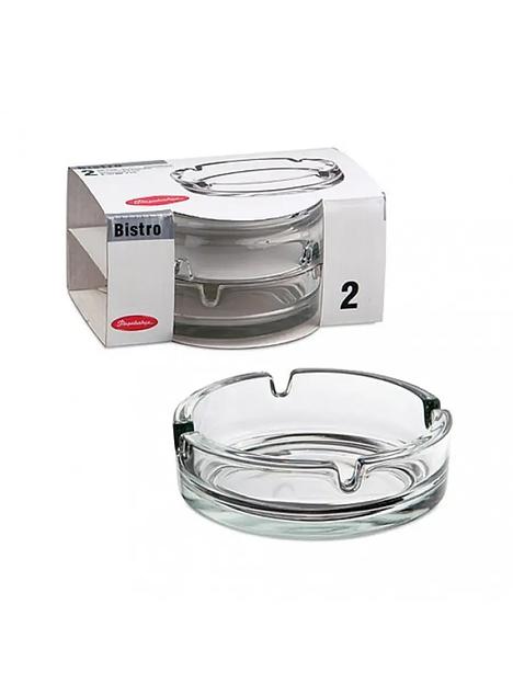 Набор из 2-х пепельниц «Bistro» 11 см ОПТ фото 2