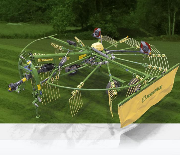 Роторный валкователь Krone Swadro фото 1