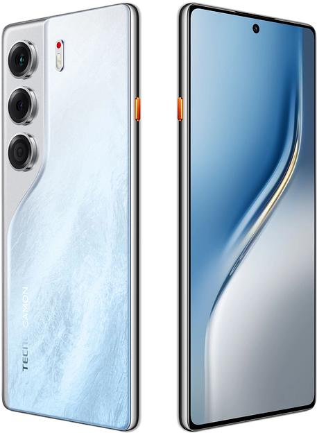 Смартфон Tecno Camon 40 256Gb 8Gb белый моноблок 3G 4G 6.78" Android 14 50Mpix 802.11 a/b/g/n/ac NFC GPS GSM900/1800 GSM1900 Protect фото 8