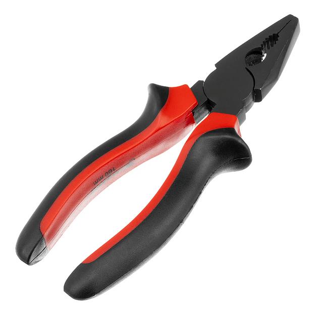 Плоскогубцы Black Nickel, 160 мм, комбинированные, двухкомпонентные рукоятки фото 2