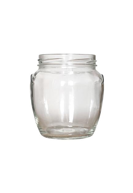 Банка стеклянная 0,5л винт амфора фото 1