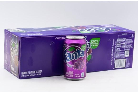 Напиток безалкогольный газированный «Fanta Grape» 355 мл ОПТ фото 2