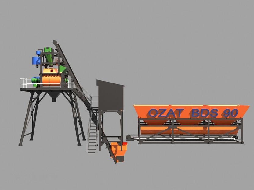 Бетонный завод «OZAT BDS 90» фото 1