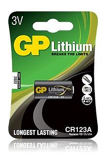 Батарея GP Lithium CR123A (1шт) фото 1