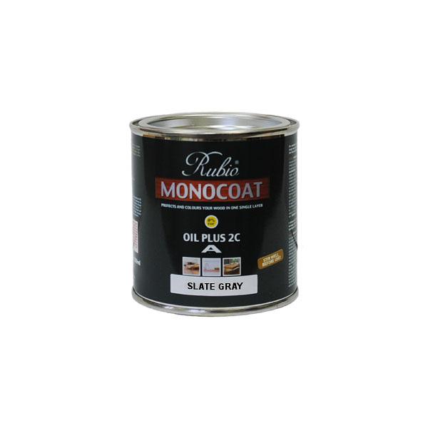Масло Rubio Monocoat Oil Plus 2C component A, Slate Grey, 275 ml фото 1