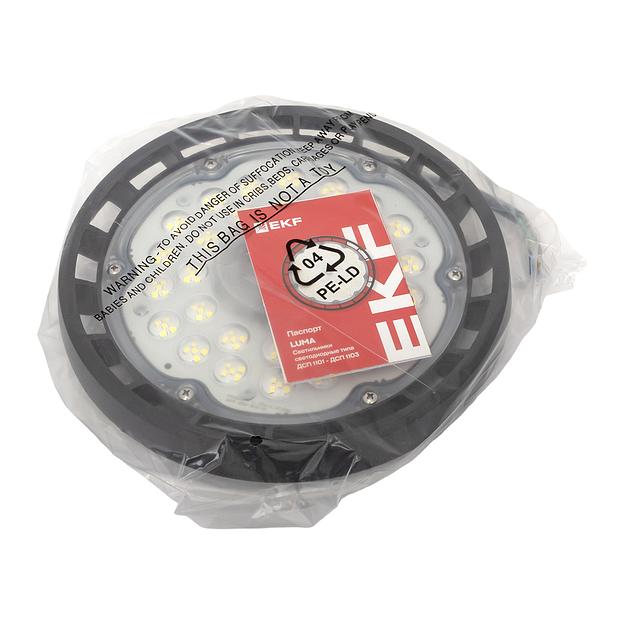 EKF HIL-1101-100-6500 Светильник светодиодный промышленный для высоких пролетов ДСП-1101 100Вт 6500К IP65 PROxima фото 6