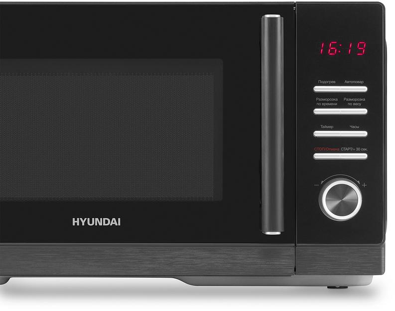 Микроволновая Печь Hyundai HYM-D3012 25л. 800Вт черный фото 9