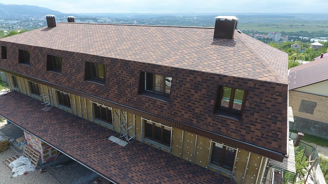 Гибкая черепица Döcke PIE Premium «Генуя» кофе опт фото 7