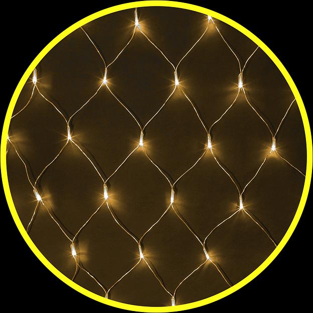 Гирлянда новогодняя светодиодная NGF-N01-156WW-12-1.5x1.5m-230-TR-IP20 Navigator Group 21288 фото 1