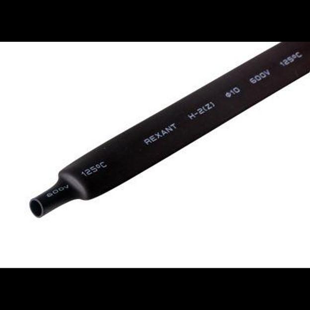 Трубка термоусадочная 10.0/5.0 1м черн. Rexant 21-0008 фото 2