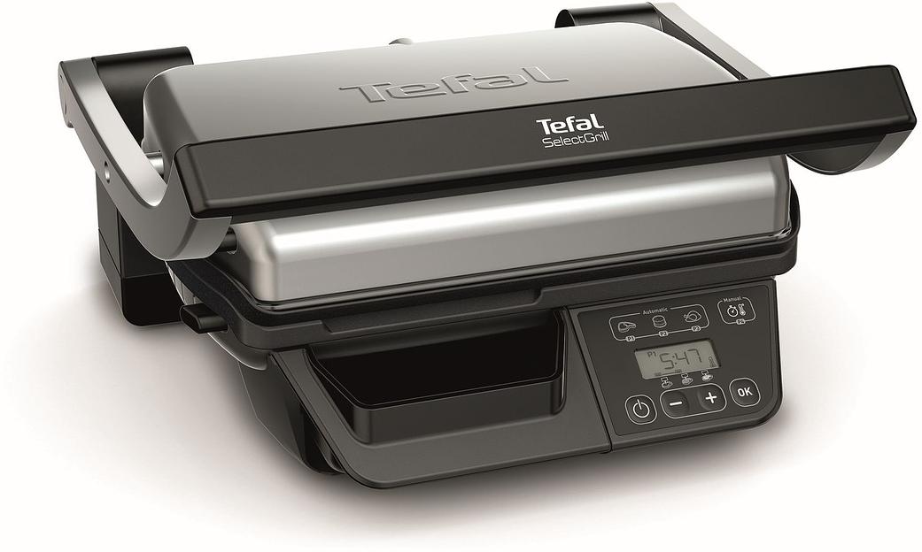 Электрогриль Tefal Optigrill GC740B30 2000Вт черный/серебристый фото 4