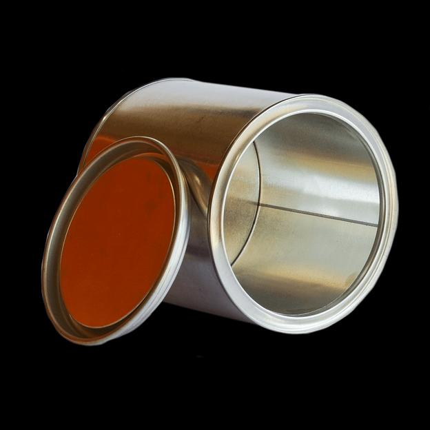 Металлическая банка 0,8 литра с крышкой фото 1