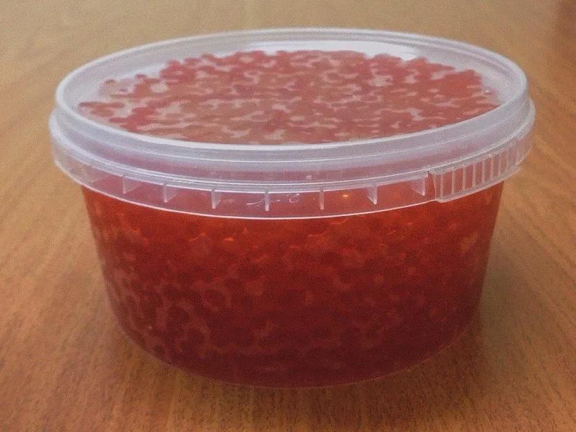 Икра в пластиковой банке вакуум 230 гр (Кета) EAC ОПТ  фото 3