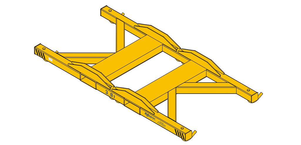 Траверса-насадка для вилочного погрузчика фото 1