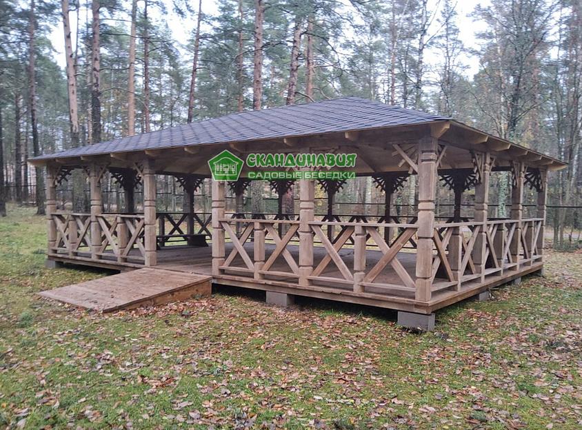 Беседка «Август» 6×9 м фото 2