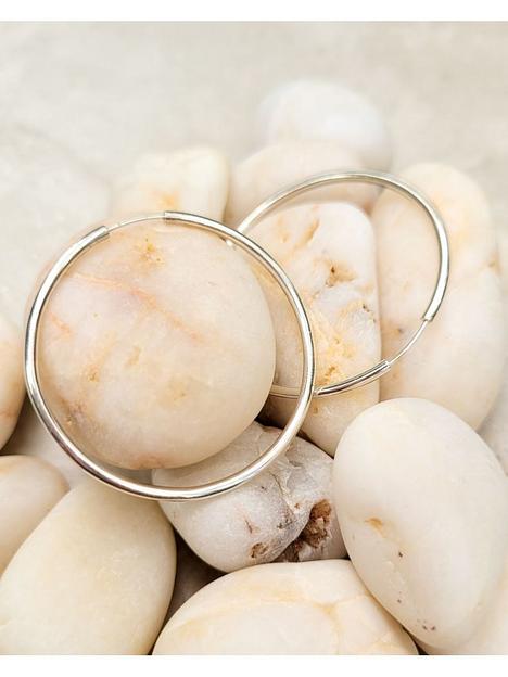 Серьги конго с подвеской из серебра 925 фото 4