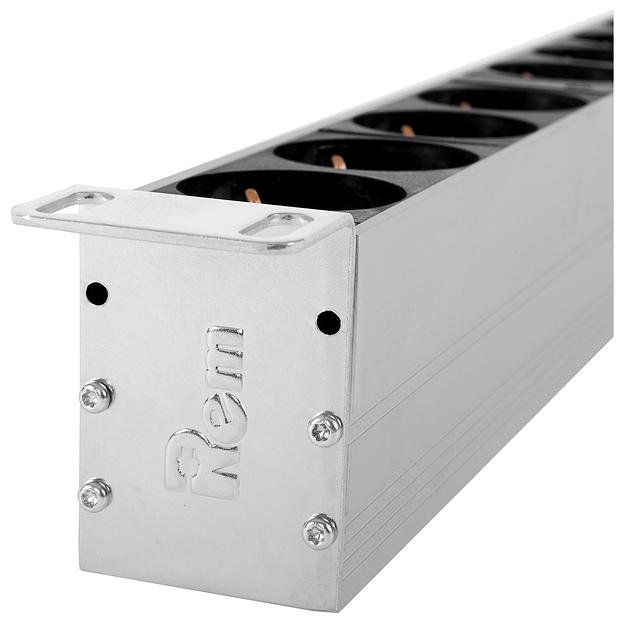 Блок распределения питания Rem R-32-10S-8C13-10C19-A-AM-1420 верт.размещ. 10xSchuko 10xC19 8xC13 базовые 32A клеммная колодка фото 3