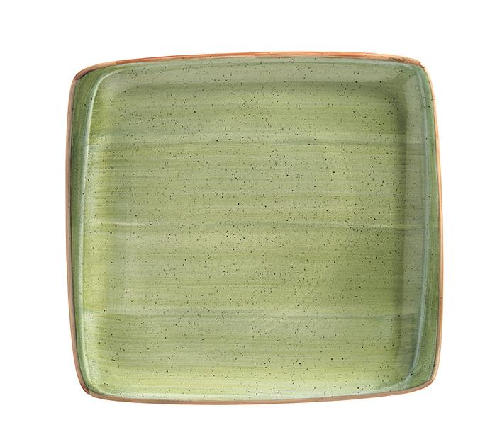 Тарелка прямоуг. 270*250 мм. без полей Терапи, форма Мув /1/6/ фото 1