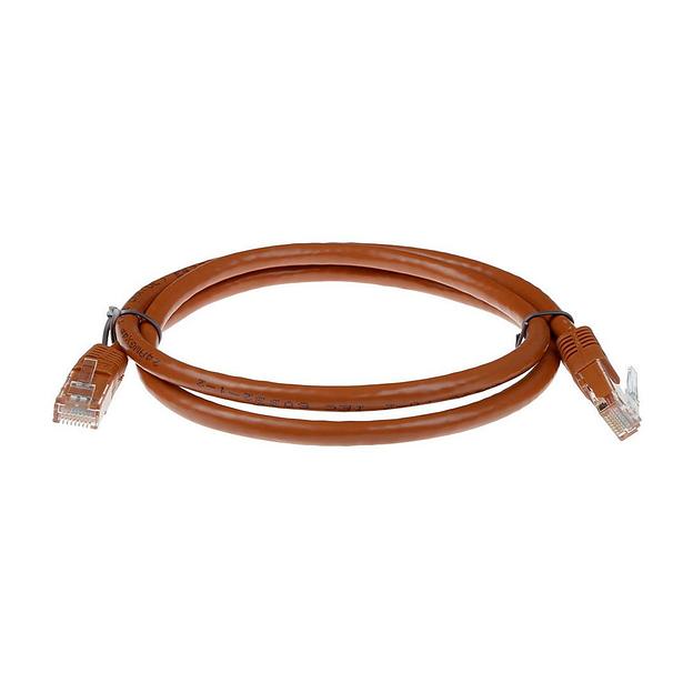 Кабель ACD Патч-корд ACD-LPU6Z-20N |ACD-LPU6Z-20N| Cat6 UTP 26AWG 4Pair, CU, LSZH, Коричневый, 2м фото 1