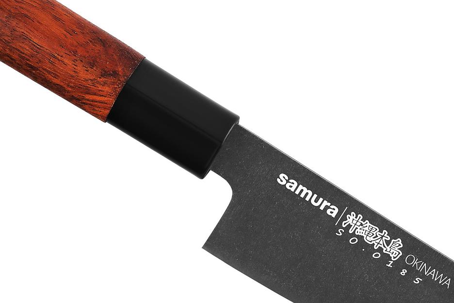 Шеф нож Okinawa Stonewash Samura SO-0185B. фото 4
