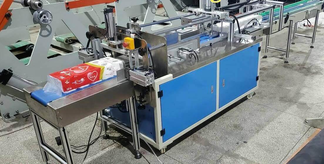 Станок для упаковки рулонов туалетной бумаги LUTAX-398-3 фото 1