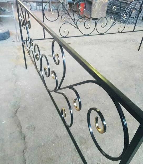 Металлическая ограда Тассервис для кладбища, код 808 фото 1