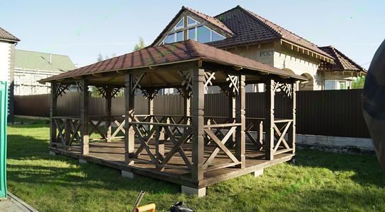 Беседка «Август» 6×4 м фото 1