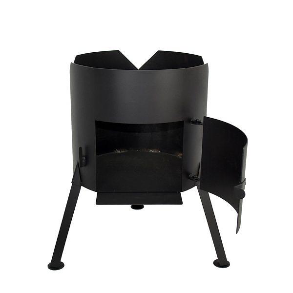 Печь под казан 8-10 литров с дверкой (съемные ножки) опт фото 1