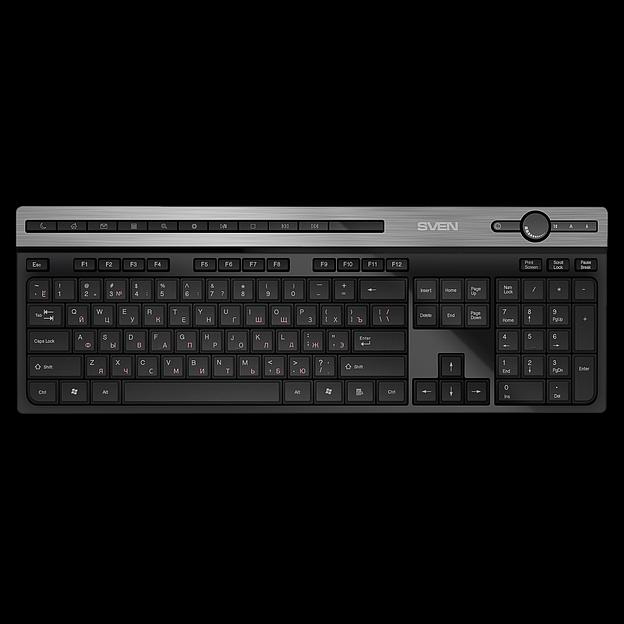 Клавиатура Wireless Sven KB-E5500W 2,4 GHz, 115кл. фото 1