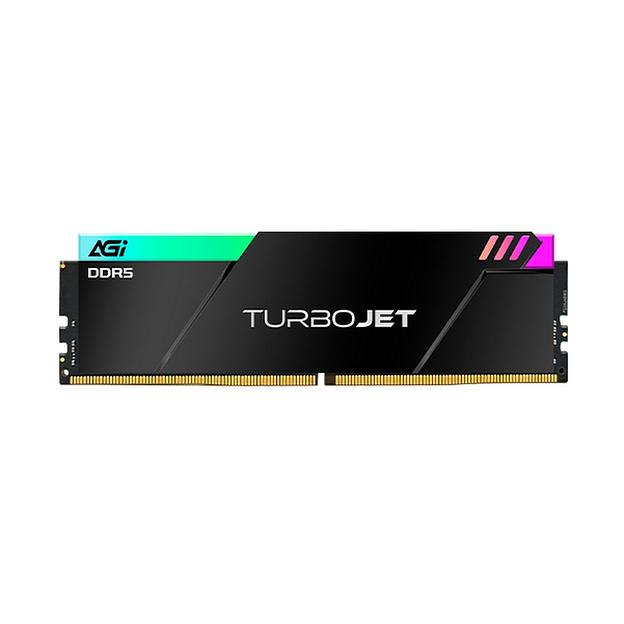 Модуль памяти AGI 32GB DDR5 7600MHz OC UDIMM CL34, kit 16gb*2, HEATSINK- Turbojet+RGB lightbar фото 2