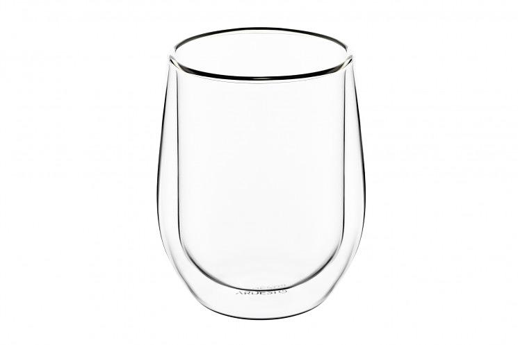 Набор чашек Ardesto с двойными стенками  250 мл  H 9 5 см  2 шт  боросиликатное стекло AR2625G фото 1