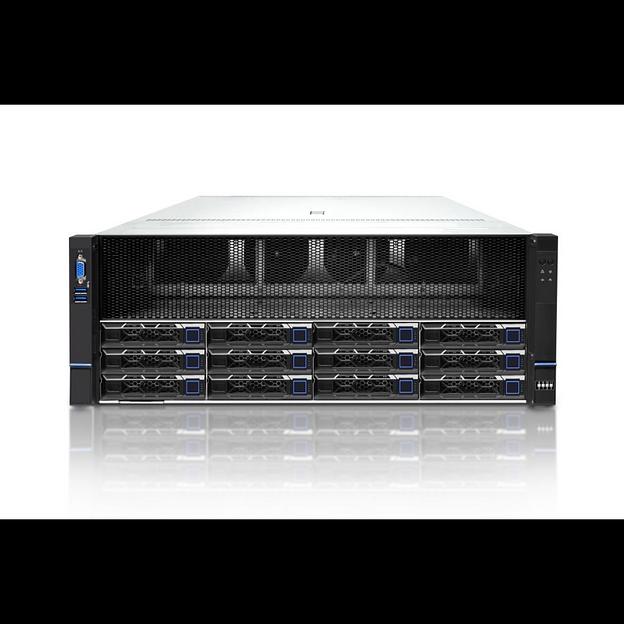 Серверная платформа SNR-SR4410LEG, 4U, AMD EPYC Gen4,5, DDR5, 12xHDD, 10GPU, резервируемый БП фото 1