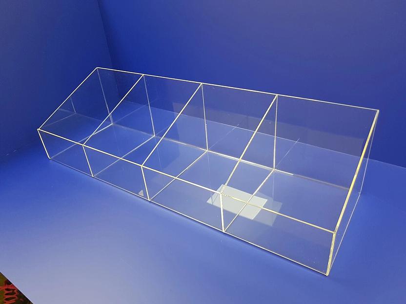 Диспенсер для витрины магазина.4 секций х200мм. фото 1