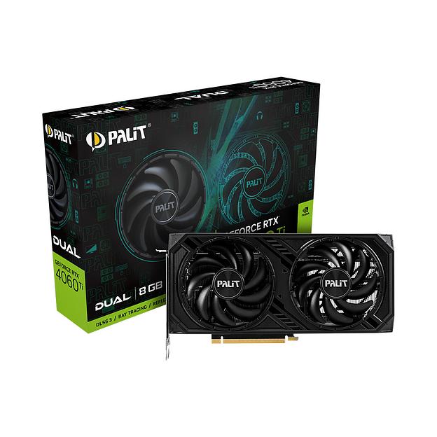 Видеокарта PALIT RTX4060Ti DUAL 8G (NE6406T019P1-1060D) фото 3