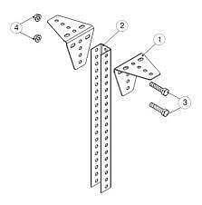 КОД-400 OSTEC Кронштейн опорный двухсторонний 400 мм фото 1