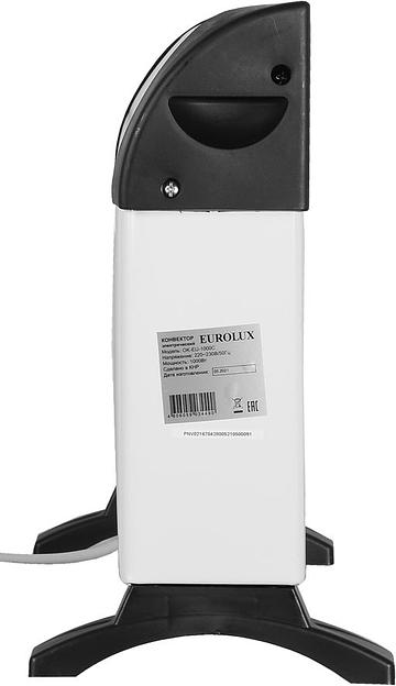 Конвектор Eurolux ОК-EU-1000C 1000Вт белый фото 5